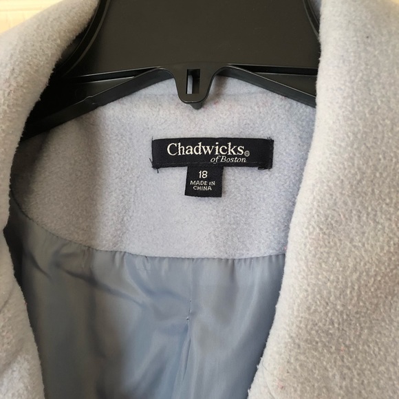 Chadwick’s, 3/4 Length Double Breasted Wool Coat - Picture 3 of 4